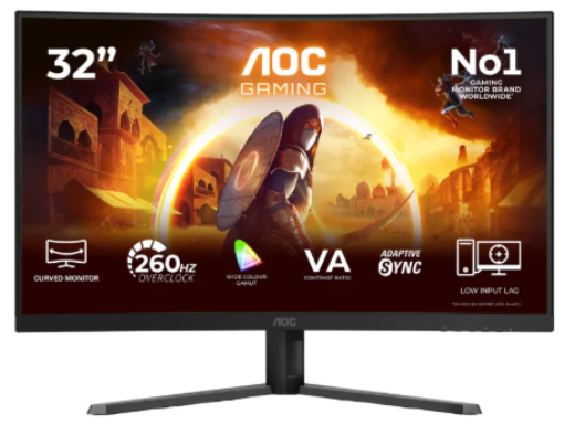 תמונה של מסך גיימינג קעור 31 אינץ' דגם C32G42ZE מבית AOC