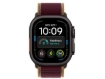 תמונה של שעון חכם אפל סדרת אולטרא 4 Apple Watch Ultra 4 MJC44KS/A eSIM+GPS 49mm גוף בצבע Black Titanium case רצועה Burgundy Trail Loop מידה M/L