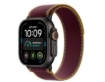 תמונה של שעון חכם אפל סדרת אולטרא 4 Apple Watch Ultra 4 MJC44KS/A eSIM+GPS 49mm גוף בצבע Black Titanium case רצועה Burgundy Trail Loop מידה M/L