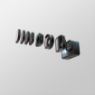 תמונה של מצלמת אקסטרים GoPro HERO13 BLACK + HB series lens collection