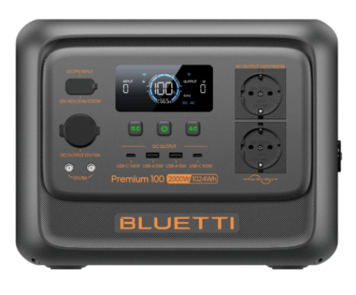 תמונה של תחנת כוח ניידת דגם Premium 100 V2 מבית BLUETTI