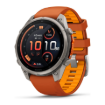 תמונה של שעון ספורט חכם GARMIN fēnix 9 Pro inReach בגודל 47 מ”מ בצבע טיטניום כתום סתיו עם רצועה כתומה – יבואן רשמי