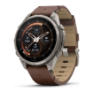 תמונה של שעון ספורט חכם GARMIN fēnix 9 Pro inReach בגודל 51 מ”מ בצבע טיטניום עם רצועה חומה – יבואן רשמי