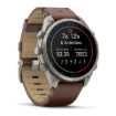 תמונה של שעון ספורט חכם GARMIN fēnix 9 Pro inReach בגודל 51 מ”מ בצבע טיטניום עם רצועה חומה – יבואן רשמי