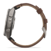 תמונה של שעון ספורט חכם GARMIN fēnix 9 Pro inReach בגודל 51 מ”מ בצבע טיטניום עם רצועה חומה – יבואן רשמי