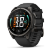 תמונה של שעון ספורט חכם GARMIN fēnix 9 בגודל 47 מ”מ בצבע אפור עם רצועה שחורה – יבואן רשמי