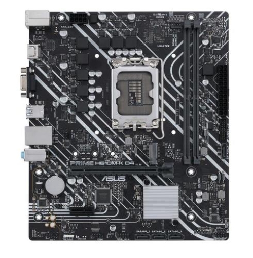 תמונה של לוח אם ASUS Prime H610M-K Intel LGA1700 DDR4