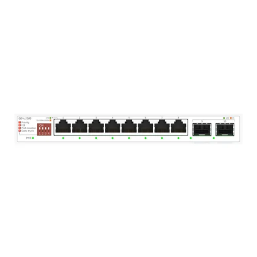 תמונה של מתג לא מנוהל +Asus QG-U1080 8-Port 2.5G + 2-Port 10G SFP
