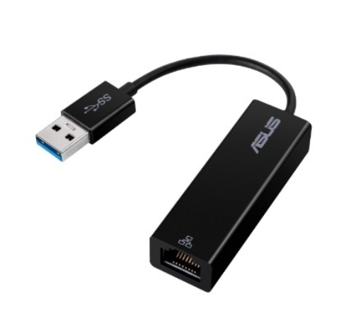 תמונה של DONGLE / U3 TO RJ45 DONGLE / 1 x 10/100/1000M LAN port / 5.0V Bus-powered / Black Asus
