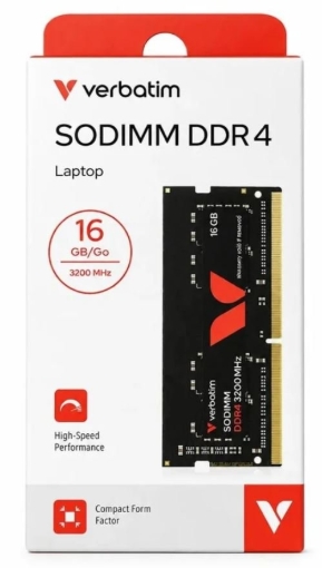 תמונה של ז. לנייד  Verbatim SODIMM 16GB DDR4 3200MHz 1.2V