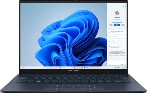 תמונה של מחשב נייד עם מסך מגע “14 ASUS Zenbook 14 ULTRA 7 16GB 1TB SSD UX3405CA-SU766W בצבע Ponder Blue
