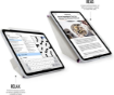 תמונה של כיסוי Origami No.3 ל-iPad Air 11″ M2/M3/M4/ iPad Air 10.9 עם אחסון ל-Apple Pencil מבית Pipetto בצבע סגול מטל