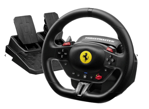 תמונה של הגה וערכת דוושות THRUSTMASTER T98 FERRARI 296 GTB