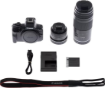 תמונה של מצלמה ללא מראה Canon EOS R50 BK + שתי עדשות RF-S 18-45mm + RF 75-300mm שחור