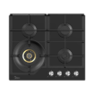תמונה של כיריים גז 4 להבות טורבו וולקנו Midea MG60GH096KT6B-IR