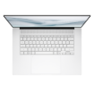 ASUS Zenbook S 16 UM5606GA-SR126W לבן - Scandinavian White ASUS Zenbook S16 display opens from the top view.