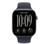 תמונה של שעון חכם אפל סדרה 12 Apple Watch Series 12 MKDK4ZR/A eSIM+GPS 42mm גוף בצבע Natural Titanium רצועה Navy Sport Band מידה M/L