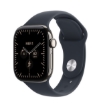 תמונה של שעון חכם אפל סדרה 12 Apple Watch Series 12 MKDK4ZR/A eSIM+GPS 42mm גוף בצבע Natural Titanium רצועה Navy Sport Band מידה M/L