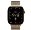 תמונה של שעון חכם אפל סדרה 12 Apple Watch Series 12 MJGV4ZR/A eSIM+GPS 46mm גוף בצבע Radiant Gold Titanium רצועה Radiant Gold Milanese מידה M/L