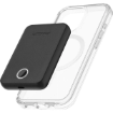 תמונה של סוללת גיבוי אלחוטית OtterBox 5000mAh Magsafe USB-C בצבע שחור