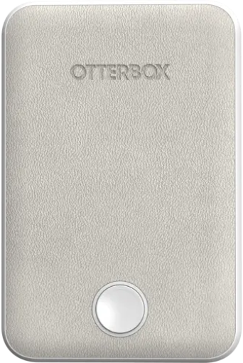 תמונה של סוללת גיבוי אלחוטית OtterBox 5000mAh Magsafe USB-C בצבע לבן