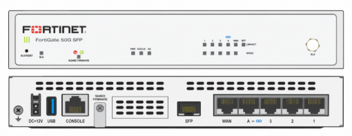 תמונה של פיירוול Fortinet FortiGate 50G SFP 5 GE RJ45 1 GE SFP