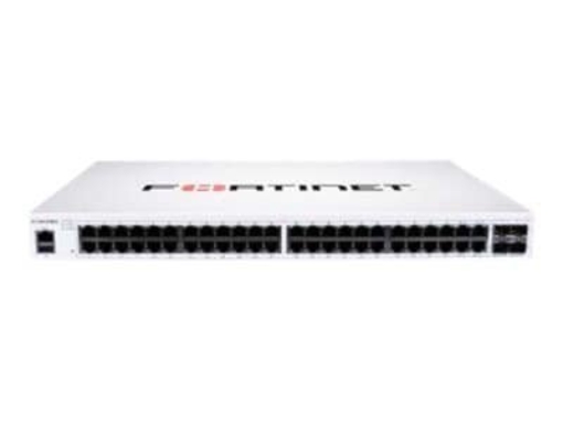 תמונה של מתג רשת Fortinet FortiSwitch 148F FPOE 48 Port 740W 4 SFP Plus