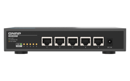 תמונה של מתג רשת QNAP QSW 3205 5T 5 Port 10GbE Fanless