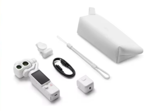 תמונה של מצלמת גימבל דגם Osmo Pocket 4P Standard Combo DJI (Pearl White)