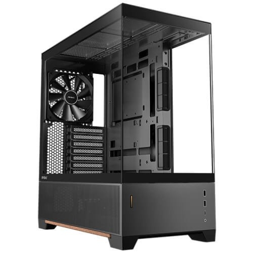 תמונה של מארז Antec C6 Wood Black ATX 3 PWM Fans Type C