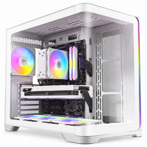 מחשב גיימינג C5 White i5 14400F 32GB 1TB RTX 5060 8GB