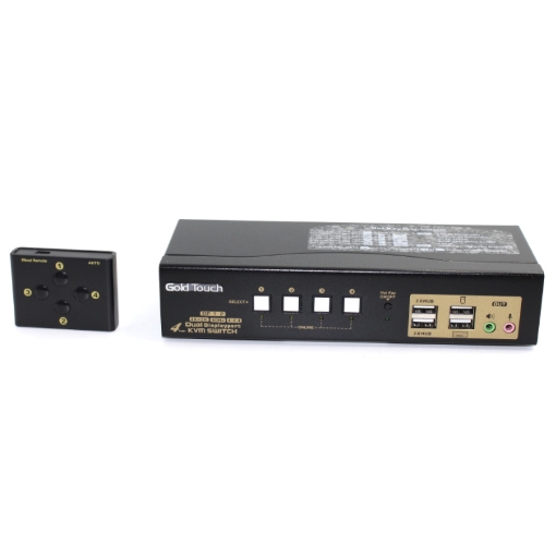תמונה של 4 Ports Dual DP KVM switch