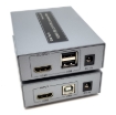 תמונה של HDMI USB2.0 KVM Extender Up To 50m With IR