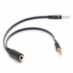 תמונה של Audio Splitter & Adapter Female PL to 2 Male PL