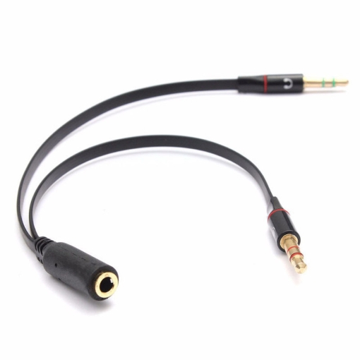 תמונה של Audio Splitter & Adapter Female PL to 2 Male PL
