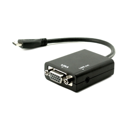 תמונה של Mini HDMI To VGA Adapter