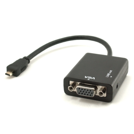 תמונה של Micro HDMI To VGA Adapter