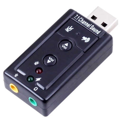 תמונה של USB Virtual 7.1 Sound Card