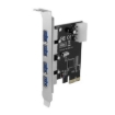 תמונה של 4 Ports USB3.0 PCIe Card