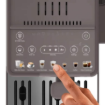 תמונה של מכונת קפה אוטומטית DeLonghi Rivelia Start דגם EXAM420.55.BW בצבע חום ענבר