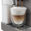 תמונה של מכונת קפה אוטומטית DeLonghi Rivelia Start דגם EXAM420.55.BW בצבע חום ענבר